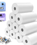 10 Rolls BPA Free Thermal Paper For Kids Instant Cameras, Universal Compatibility With Most Kids Cameras, Easy Refill For Fun Prints And Creative Projects, Safe Non Toxic Paper For Little Photographers. 10-roll pack, 57mm x 25mm