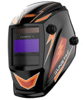 True Color Auto Darkening Welding Helmet For Pro Grade Performance, 4/9-13 Shade, side view, adjustable knobs, sleek design