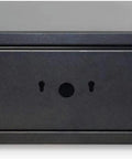 Front view of Fireproof And Waterproof Safe With Digital Keypad And Fingerprint Lock Heavy Duty Steel Safety Box For Home Or Office.