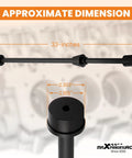 LS Cam Bearing Installation And Removal Tool For Chevy LS Engines LS1 LS2 LS3 LS6 LQ9 Made From 45 Steel, 33-inch length, dimensions shown
