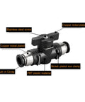 Five Sixteenth Inch Push Connect Valve For Air And Water No Fuss Install Quick Connect Tube Fittings Pneumatic Flow Control