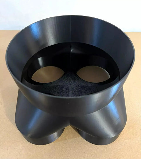 8 Inch Inlet To Four 4 Inch Outlets Duct Splitter Connector For Woodworking Dust Collection And Grow Tent Venting Durable Abrasion Resistant Hub