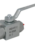 Half Inch NPT 3 Way Shut Off Hydraulic Ball Valve 7250 PSI High Pressure Workhorse For Fluid Control And Line Switching Durable Silver Finish L Born Model