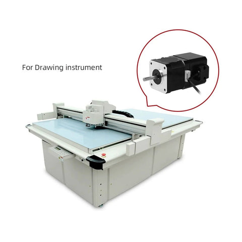 Close-up of Treayes 42HS40-YC-PD brake stepper motor, NEMA 17, 12V, 40 N·cm, 4 leads
