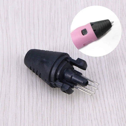 Replacement 3D Pen Nozzle Head Spare Part For Easy Swap And Quick Release Safe Low Temp Printing Tip Non Metal Material Durable Printer Head Replacement For Home DIY Projects