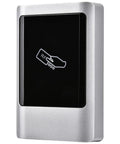 Outdoor IP65 Wiegand Access Control System With Touchscreen Keypad, Dual Frequency 125kHz And 13.56MHz Card Reader, Weatherproof Metal Housing, Ideal For Single Entry Doors, Supports Up To 15000 Users front view, silver metal