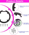 Sprocket Guard Chain Cover for Bicycle Lightweight Crank Ring with four screws easy install protects chain from scratches.
