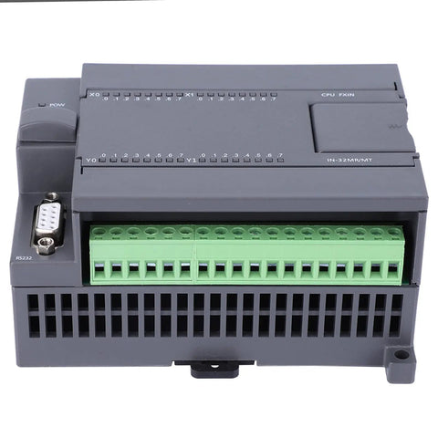 Industrial Grade 32 Bit PLC Controller Board With Anti Interference 16 Relay Outputs High Speed MCU, frontal view
