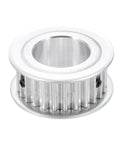 Timing Belt Pulley 5M 26 Teeth 25mm Bore 1 Inch Aluminum AF Type Synchronous Wheel For 3D Printers CNC Routers Milling Machines And Industrial Gear Systems Pro Grade Build silver aluminum pulley with set screws