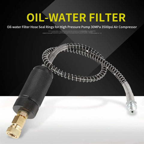 Oil-water filter from High-Pressure Air Compressor Maintenance Kit with hose for 30MPa 3500psi systems