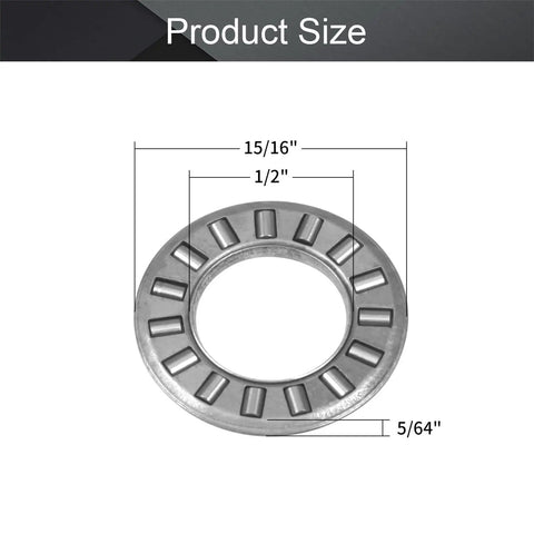 Five Pack Nta815 Thrust Needle Roller Bearings 1/2 X 15/16 X 5/64 Inch Precision Bearing Steel Heavy Duty Two Way Assembly Built Like Tank For Smooth Operation Under Heavy Loads And Hard Use