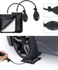Essential 18 Piece Car Tool Kit With Carrying Bag Pro Grade Heavy Duty Auto Repair Tools Set with airbag tire lift under car wheel