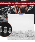 Beefy Aluminum Rivet Nut Kit M3 to M8 Threaded Inserts for Sheet Metal in durable storage case for DIY and automotive use