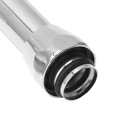 Close-up of the copper connection end of the Fauitay Foot Pedal Faucet Hands Free Kitchen Faucet with Touchless Foot Control Valve.