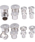 Dowel Center Point Set 10Pcs 6mm 8mm 10mm 12mm Locating Pins for Soft and Hard Wood Timber Marker Hole Centering Kit