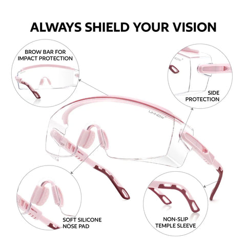 Built Tough Kickass Safety Glasses That Slide Right Over Prescription Frames Anti Fog Wraparound Goggles Ansi Certified Durable Yard And Job Site Eye Protection Gear