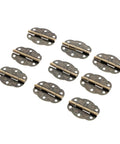 8 of 20pcs Antique Butterfly Hinges For Wooden Jewelry Box Set with vintage iron design, decorative hardware for cabinets, 30x20mm size
