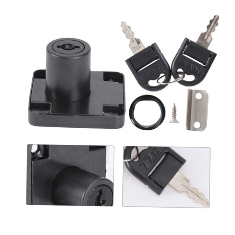 Premium Zinc Alloy File Cabinet Lock Replacement Cam Key Set For Locking Desk Drawers Office Files And Storage Boxes With Two Keys tough build components.