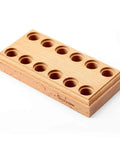 Wood Pliers Block Organizer for the Bench Fits 6 Pairs in a 12 Hole Pliers Rack Pro Grade Hardwood Tool