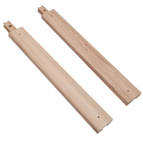 Premium Wooden Drawer Slides Glide Straight Up Like Butter With Sturdy Kiln Dried Hardwood Center Guide Track.