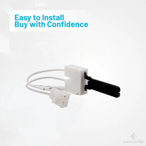 Gas Furnace Igniter Replacement 025-32625-000 Compatible With York shown with wires and connector plug