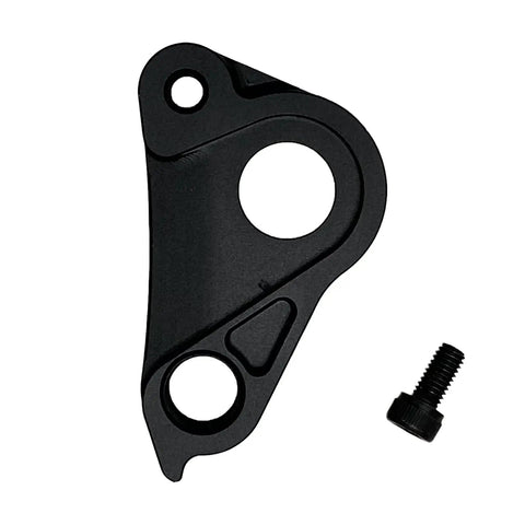 Rock Solid Reinforced Thru Axle Disc Derailleur Hanger Dropout for Road Bikes Compatible With Tarmac SL6 SL7 SL8 Venge Roubaix Diverge Ruby Crux Sirrus Allez Replacement for Part Numbers S182600001 S152600003 Aluminum Bolt Included, black aluminum with bolt.