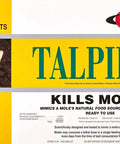 Mole Busting Bait With 20 Worm Baits, Bromethalin 0.025 Percent Active Ingredient, Earthworm Mimic for Moles, packaging label