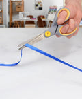 8 Inch Titanium Bonded Scissors With Adjustable Glide And Soft Grip, 2 Pack Multipurpose Shears For Office, Home, And School Use, Sharp Precision Blades For Smooth Everyday Cutting cutting blue ribbon