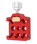 Heavy Duty Dovetail Clamp For Telescopes And Cameras, Aluminum Alloy Saddle Mount Base With M6 And M8 Holes, red clamp