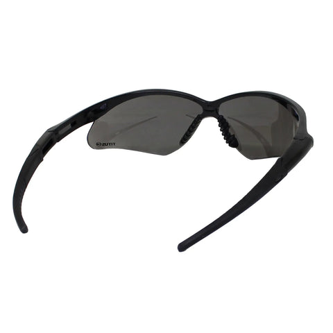 Straight Up Rock Solid AntiFog Safety Glasses With Wraparound Coverage And Ansi Z87 Plus Impact Protection For Shooting And Heavy Duty Tasks That Drop Hella Crisp Vision Without The Sticky Fog Irritation - black wraparound frame with tinted lenses.