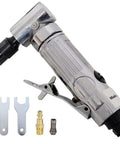 Tough As Nails Pneumatic Air Die Grinder Featuring A Versatile Swivel Head And Smooth Variable Speed Trigger with tools and accessories.