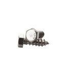 Twenty Pack 3/8 In. X 1-1/4 In. Hex Lag Screws Crafted From Grade 304 Stainless Steel showing hex head and sharp threads.