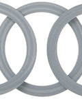 Rubber 3 Pack O Ring Gasket Seal For Blenders Replacement Gray Fits Most Kitchen Center Models displayed in circular arrangement