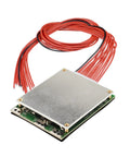 Heavy Duty 10S 36V 35A BMS Protection Board For LiFePO4 Battery Packs with wiring and heatsink for custom projects.
