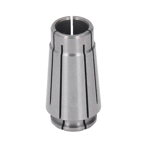 Top Notch Spring Collet SK10 Chuck For Carbide CNC Engraving Machine shown at an angle, stainless steel, designed for precise tool clamping.