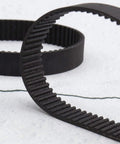 Two Pack HTD201 3M Rubber Planer Drive Belt Featuring 67 Teeth Closed Loop Design Compatible With SKIL 1500 Series Electric Planers.