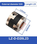Top Notch Flexible Oldham Shaft Coupler In Lightweight Aluminum Alloy For Servo Motors 5mm To 8mm Bore Sizes With Tight Tolerance And Smooth Operation Perfect For Precision Applications, 20mm external diameter, 23mm length.