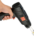 Heavy Duty Magnetic Induction Heater Kit For Yanking Stuck Rusty Bolts And Bearings 2500W Fast Heat Bolt Extractor with handle in use.