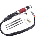 Premium 3400Rpm Air Body Saw File For Metal And Plastic Deburring with accessories, non-slip grip, and safety switch.