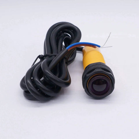 1 Pair M18 Photoelectric Sensor Infrared Through Beam Reflection Optical Switch NPN NO 6-36VDC with cable and lens