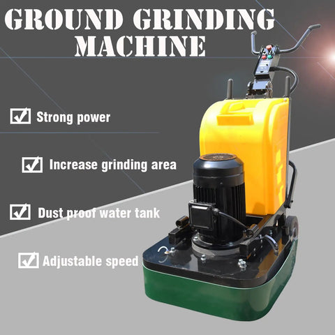 Beefy 12 Head Planetary Concrete Floor Grinder Polisher with Dust Collector featuring adjustable speed and dustproof water tank