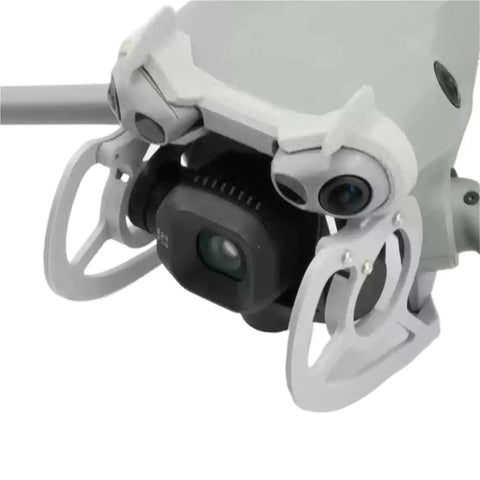 Mini 5 Pro Gimbal Bumper for Protective Shield 3D Printed Anti Collision Bar Guard attached to camera stabilization system.