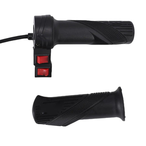 Rubber brushed throttle grip and brake for 350W Electric Motor Controller Kit With Efficient Heat Dissipation For E Bikes Trikes And Motorcycles Aluminum Alloy Housing Rubber Brushed Throttle Grip Ignition Switch With 2 Keys Ride Ready Safe Reliable Integration