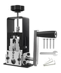Heavy Duty Copper Wire Stripping Machine For Scrap Recycling Manual And Electric Operation With Hand Crank Or Drill Compatibility showing metal construction and accessories.