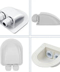 Solar Cable Entry Gland Waterproof Dual Cable Connector Cover For RV Caravan Boat Panels Built Tough ABS Plastic Housing