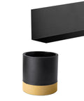 Under Couch Blocker Sofa Guard Sectional Connector Bumper shown unrolled, black material, stops items sliding under furniture.