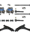 Top Shelf Four Wheel Abs Wheel Hubs Front And Rear Complete Bearing Kit for 2004 2005 Chevrolet Classic 22 Liter Engine.