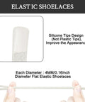 Replacement Shoelaces For On Cloudtilt Shoes Durable Easy Install Laces Set With Quick Tie Design For Secure Fit And All Day Comfort, 4mm Pearl