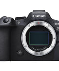 R6 Mark II Full Frame Mirrorless Camera Kit With RF 24-105mm F4 L IS USM Lens, front view of camera body without lens