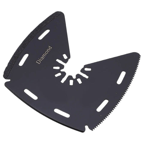 Versatile 3 In 1 Oscillating Tool Blade For Sawing, Scraping And Grinding In High Carbon Steel design on white background